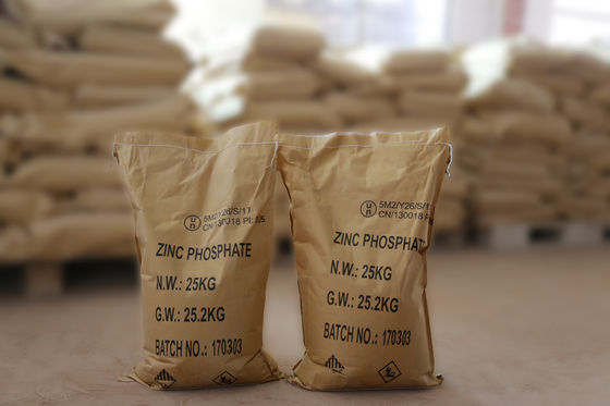 Zinc Phosphate Pigment untuk Lapisan Anti Korosi PH 5.5-7 Pencernaan Minyak 30 plusmn 5 ml/100g